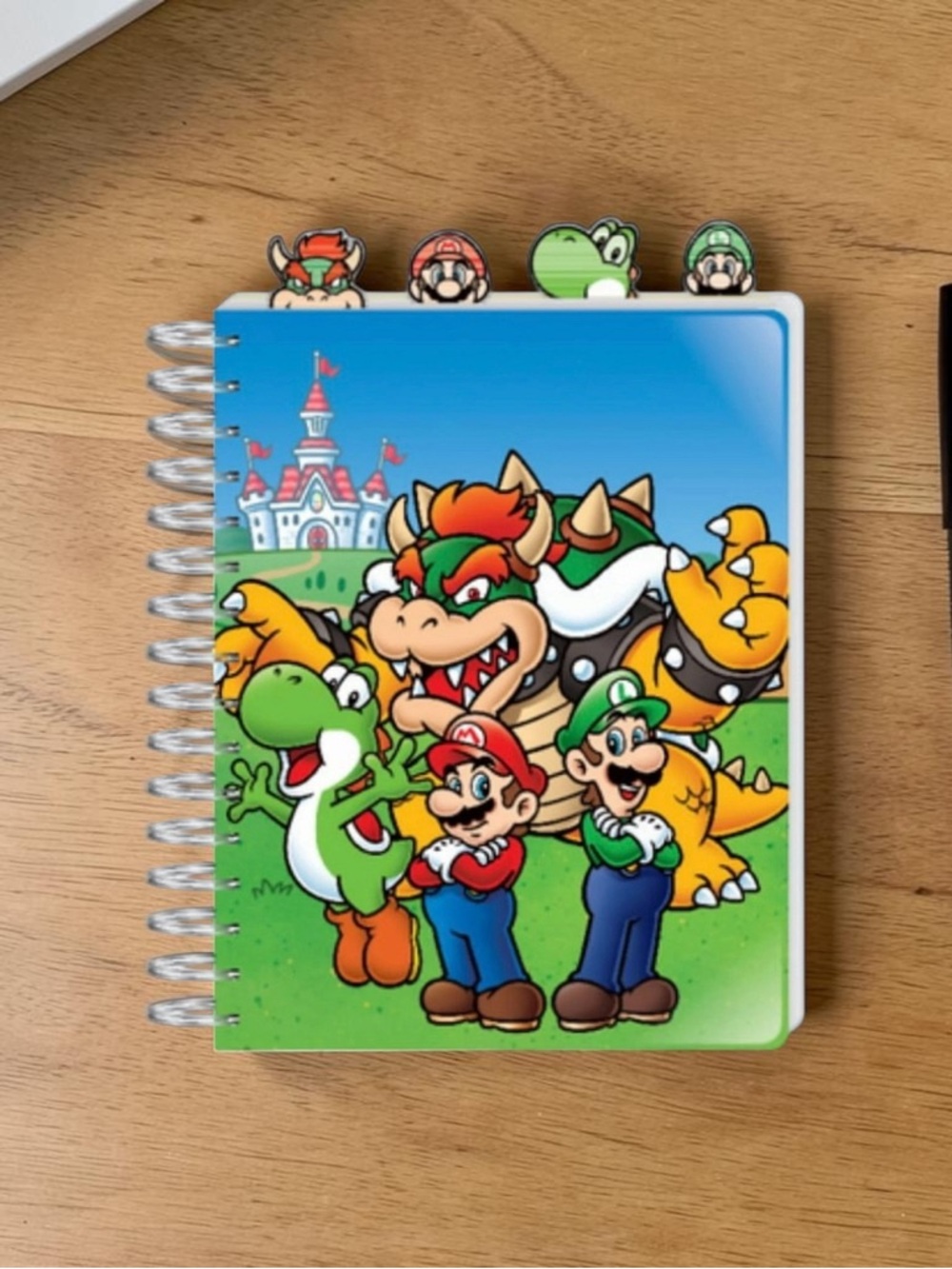 Nintendo Characters Spiral Notebook - New